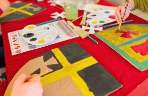 Atelier "héraldique" et création d'un blason médiéval