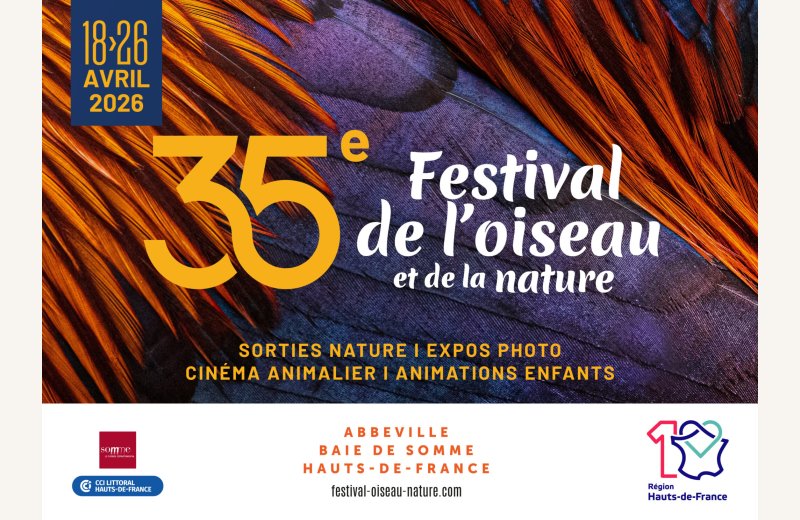 Affiche Festival de l'Oiseau 2026