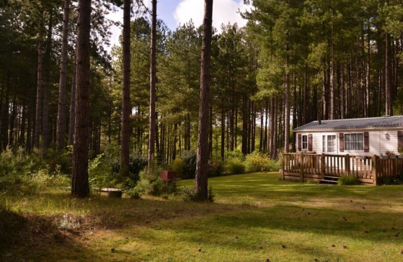 Domaine de Diane mobil home bois Quend Somme Picardie