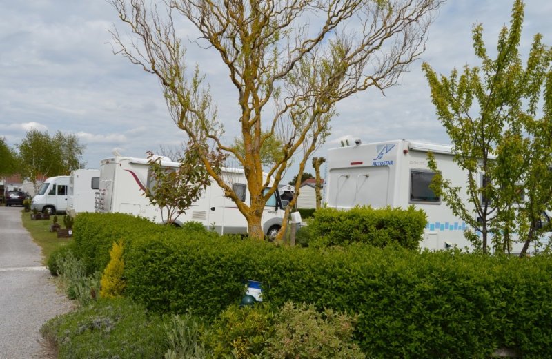 Le Vert Gazon emplacement camp cars Fort Mahon Somme Picardie