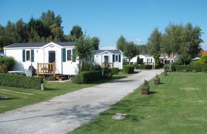 Le Vert Gazon mobil home Fort Mahon Somme Picardie