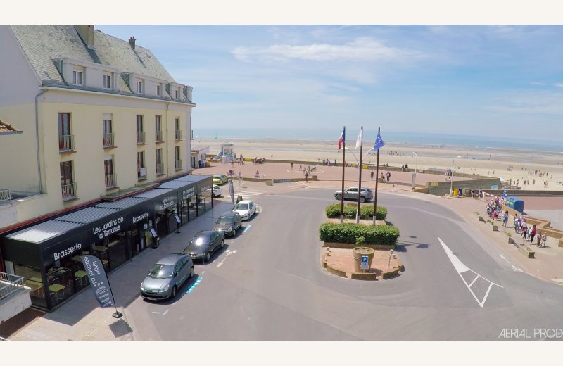 Hôtel la Terrasse facade Fort Mahon