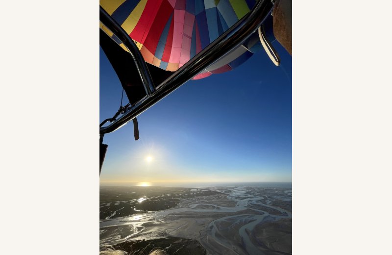 coucher de soleil en baie