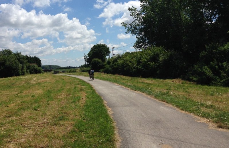 Quend Circuit du Tadorne piste-cyclable cyclistes