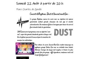 Concert d'Arythmi, Dust et Vincent and Quo