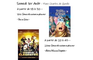 Cinéma plein air : Tous en Scène et Astérix Mission Cléopâtre
