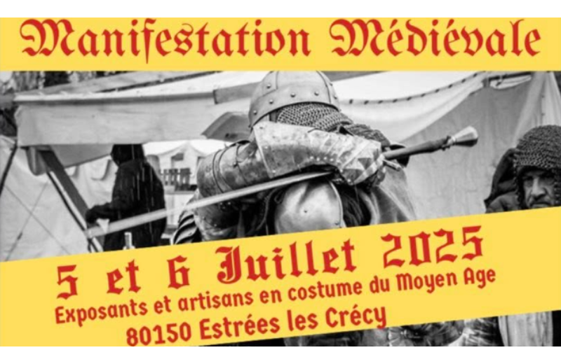Manifestation médiévale à Estrées-les-Crécy