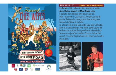 Soirée contes et chansons - Festival Chés Wèpes