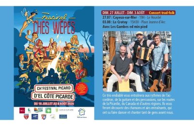 Concert Les Gambes ed min pied - Festival Chés Wèpes