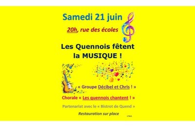 Les Quennois fêtent la MUSIQUE !
